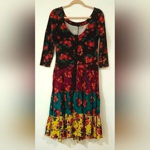 Vintage 90s BETSEY JOHNSON Midi Dress
